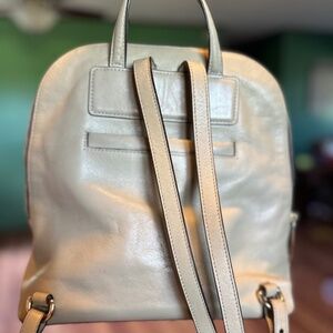 Brahmin Luxe Leather Backpack Purse